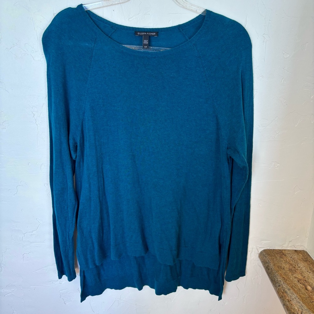 Eileen Fisher Teal Women's Top
